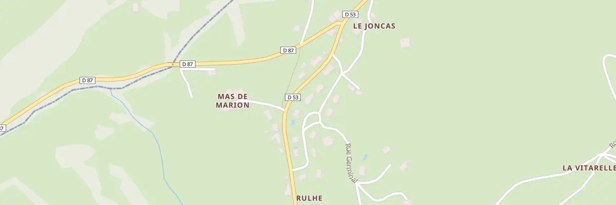 Plan du 100 Rue Germinal à Auzits