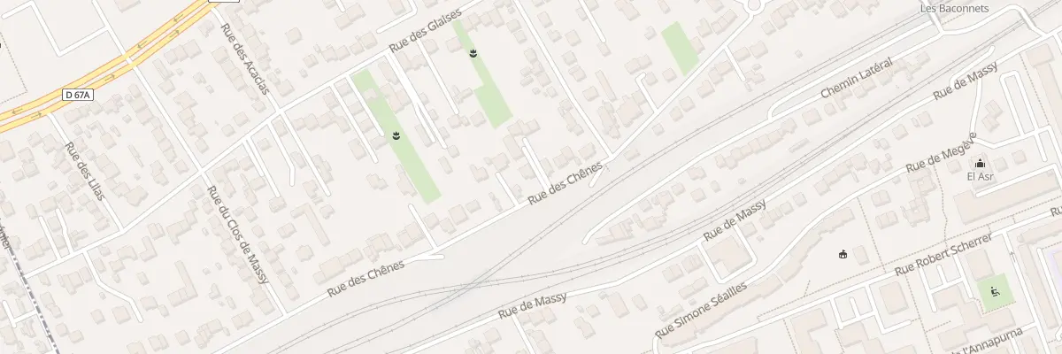 Plan du 50 Rue des Chênes à Antony