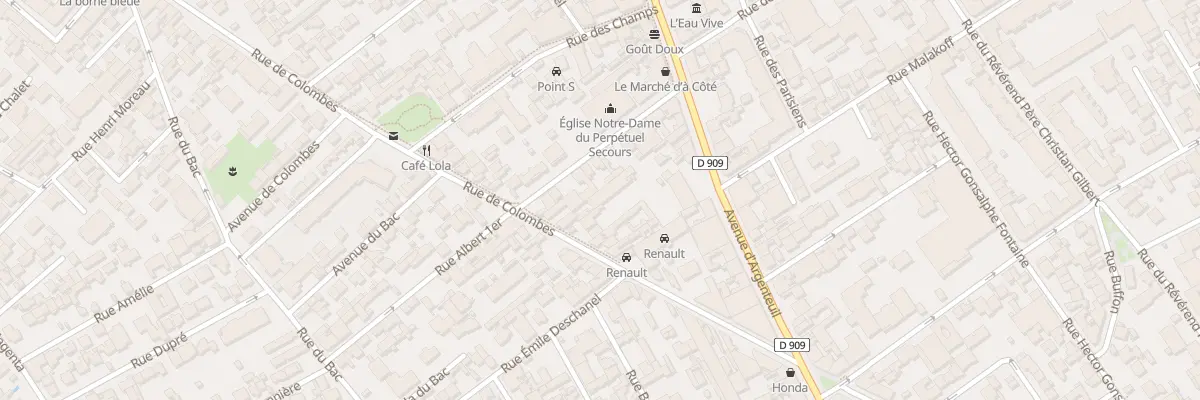 Plan du 44 Rue de Colombes à Asnières-sur-Seine