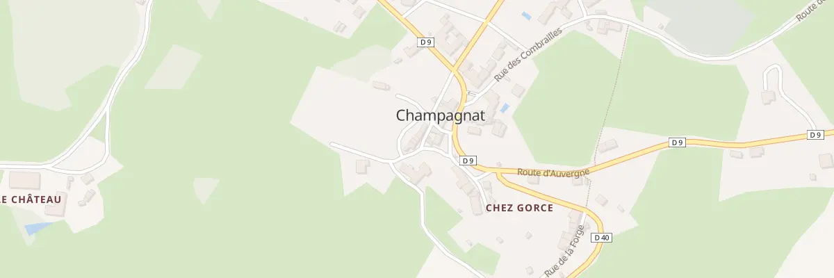 Plan du 12 Rue des Prades à Champagnat