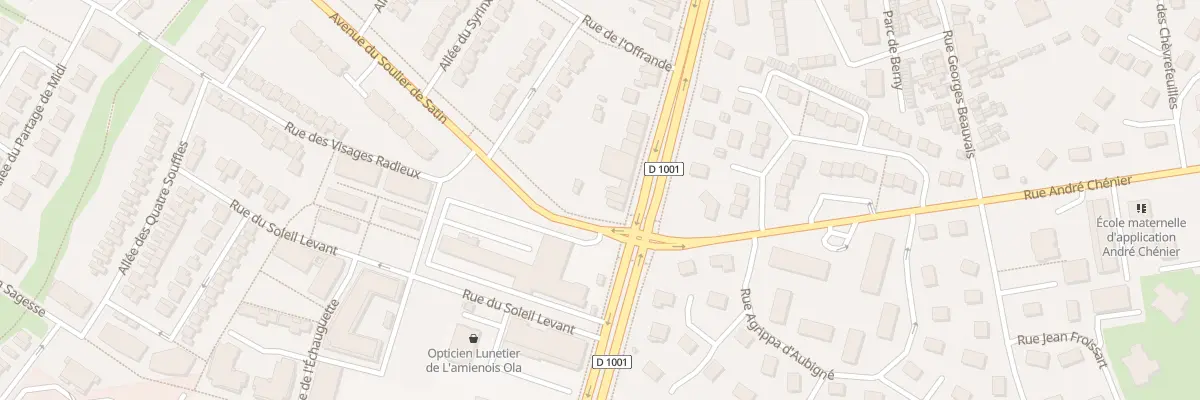 Plan du 570 Av du 14 Juillet 1789 à Amiens