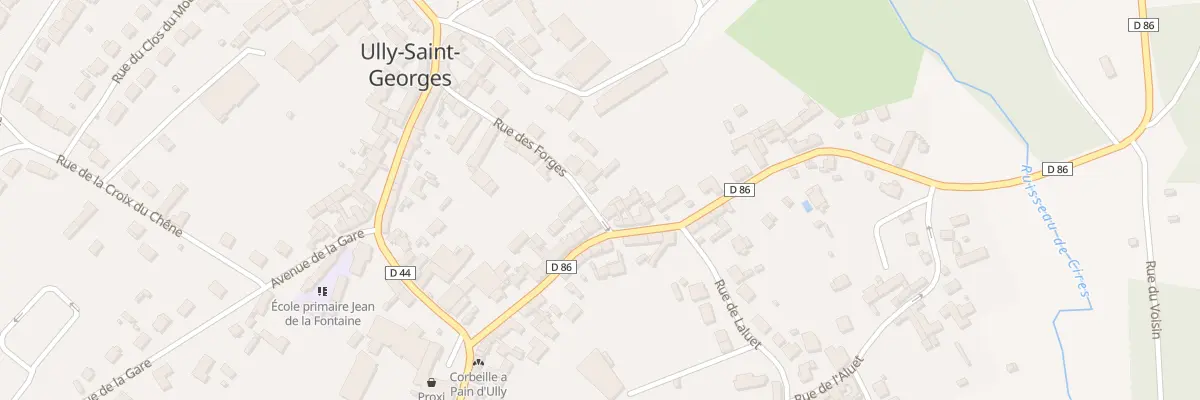 Plan du 15 Rue des Forges à Ully-Saint-Georges