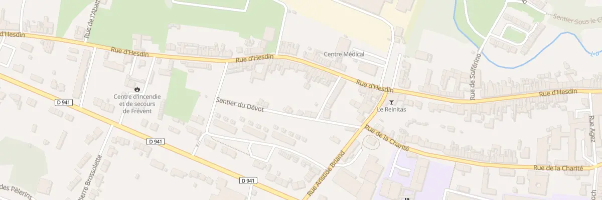 Plan du 117 Rue d’Hesdin à Frévent