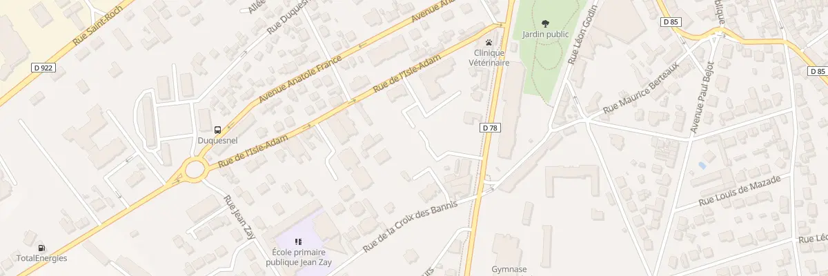Plan du 8B Av Carnot à Beaumont-sur-Oise