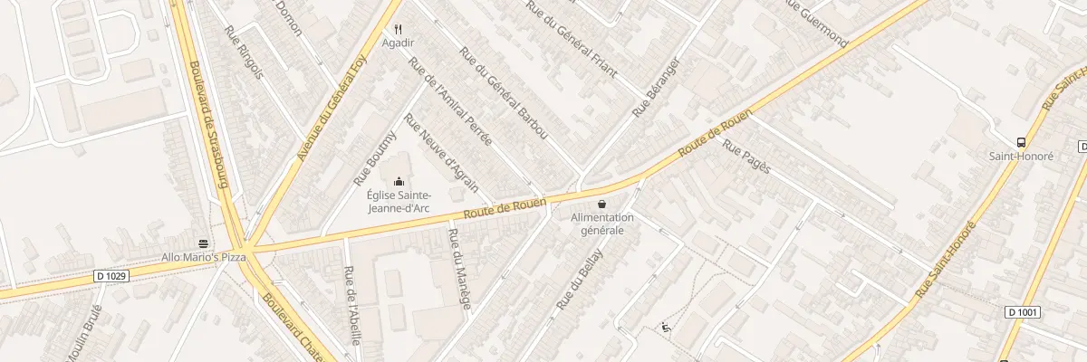 Plan du 6 Rue de l’Amiral Perrée à Amiens