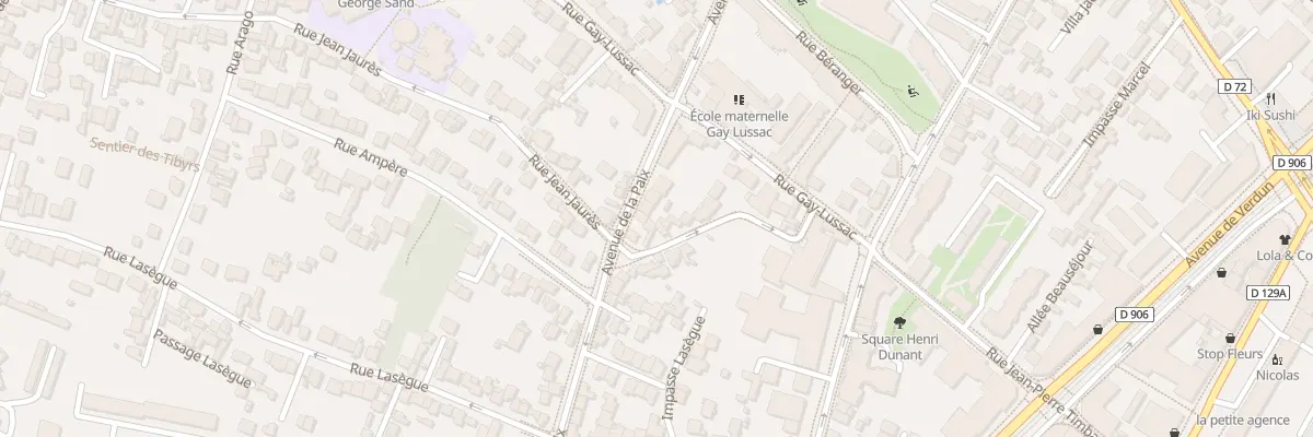 Plan du 59 Av de la Paix à Châtillon