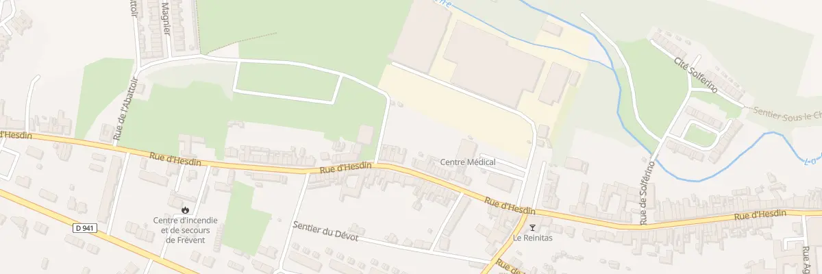 Plan du 142 Rue d’Hesdin à Frévent