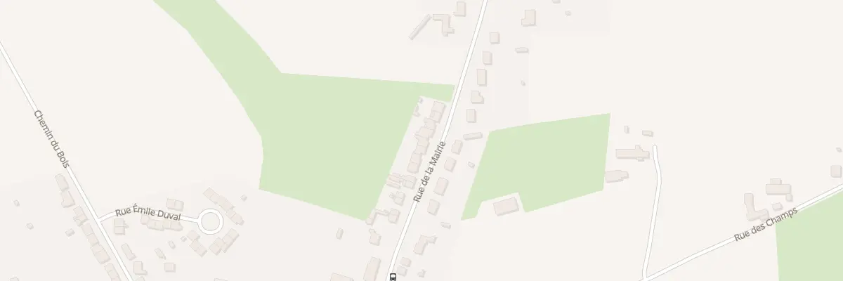 Plan du 25 Rue de la Mairie à Nieurlet