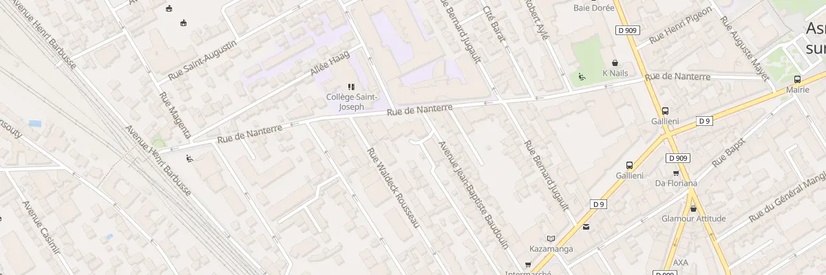 Plan du 30 Rue de Nanterre à Asnières-sur-Seine