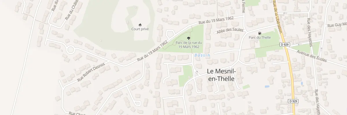Plan du 6 All des Églantines au Mesnil-en-Thelle
