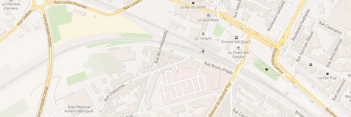Plan du 27 Rue Bruno d’Agay à Amiens