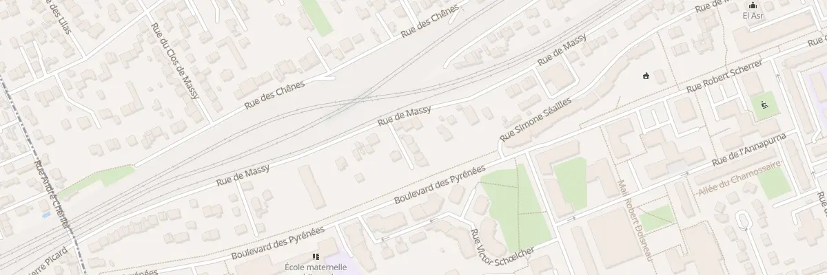 Plan du 112 Rue de Massy à Antony