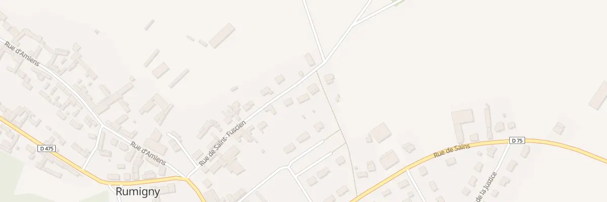 Plan du 16 Rue de Saint-fuscien à Rumigny
