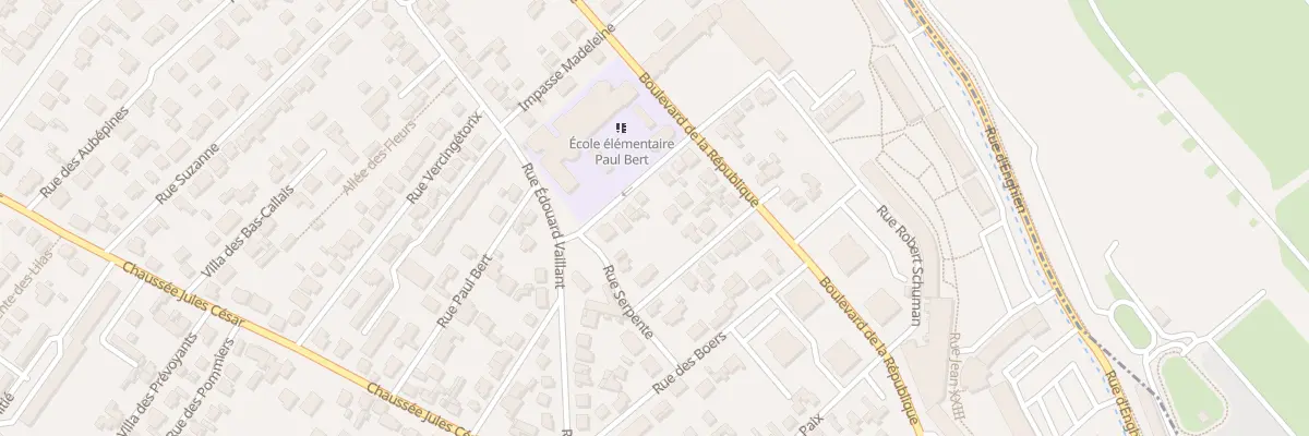 Plan du 8 Rue Jean Moulin à Eaubonne