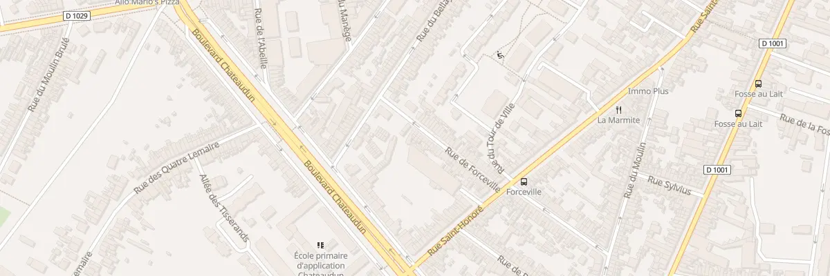 Plan du 45 Rue de Forceville à Amiens