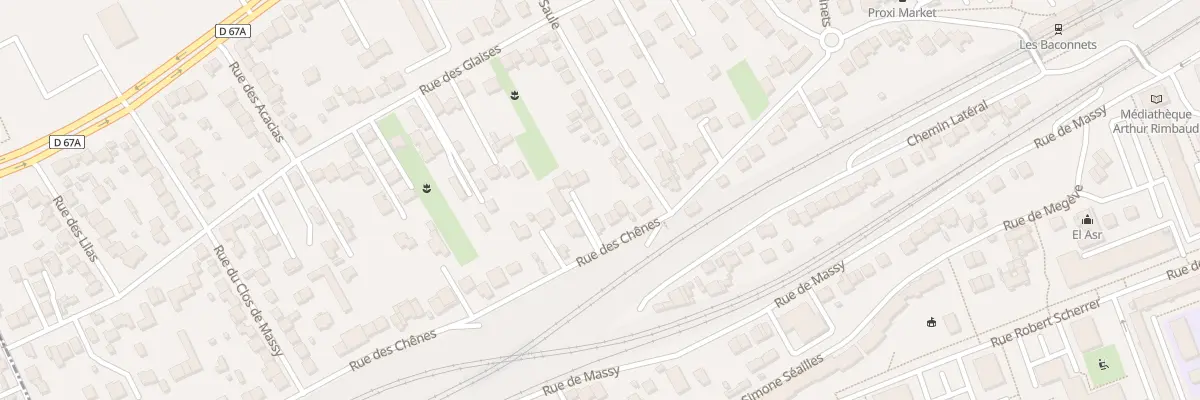 Plan du 42 Rue des Chênes à Antony