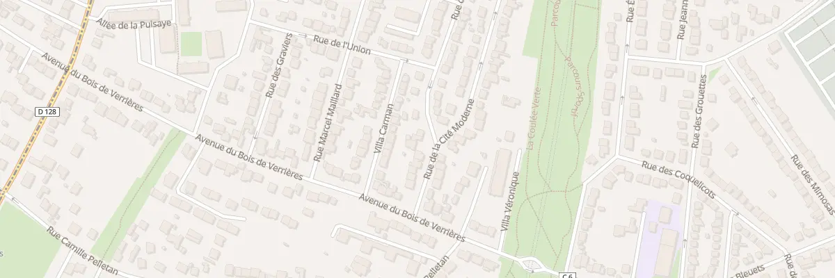 Plan du 14B Rue de la Cité Moderne à Antony