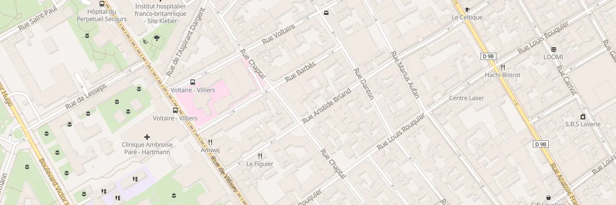 Plan du 17 Rue Aristide Briand à Levallois-Perret