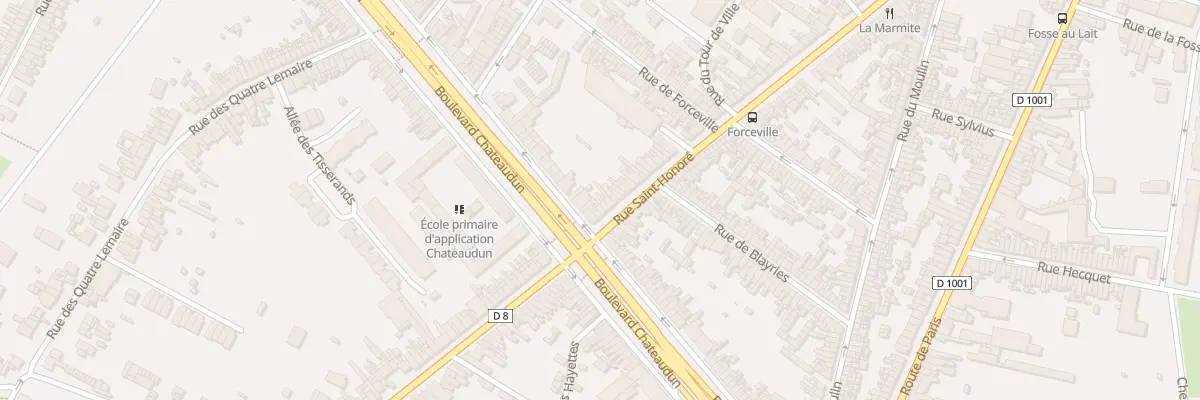 Plan du 290 Rue Saint-Honoré à Amiens