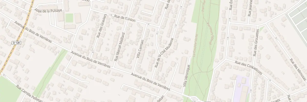Plan du 60 Rue de la Cité Moderne à Antony