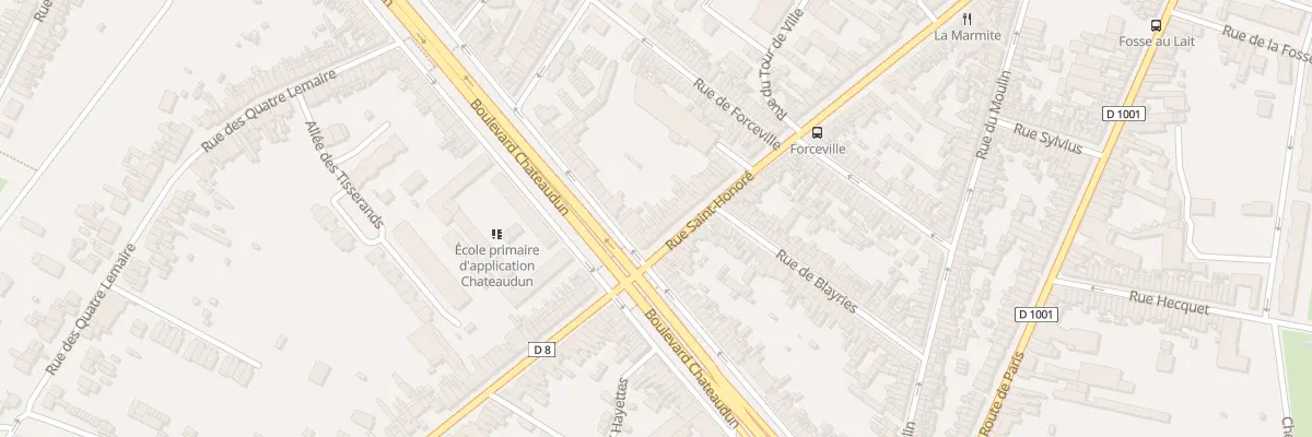 Plan du 288 Rue Saint-Honoré à Amiens