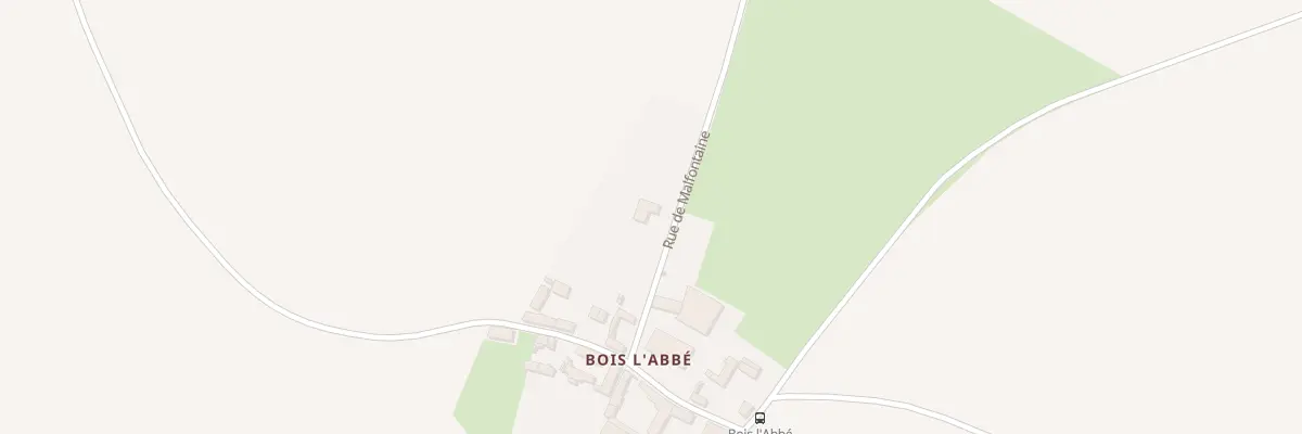 Plan du 2 Rue de Malfontaine à Saint-André-Farivillers