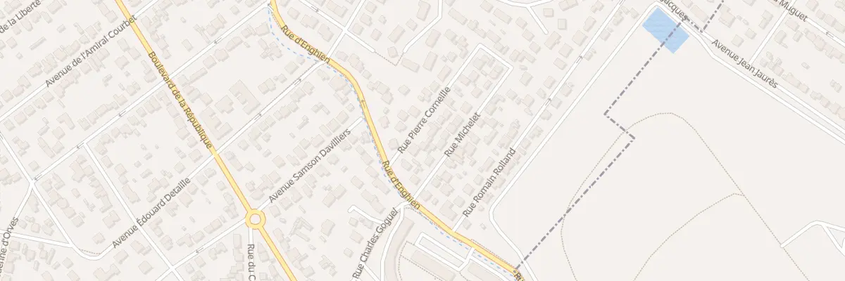 Plan du 6 Rue Pierre Corneille à Eaubonne