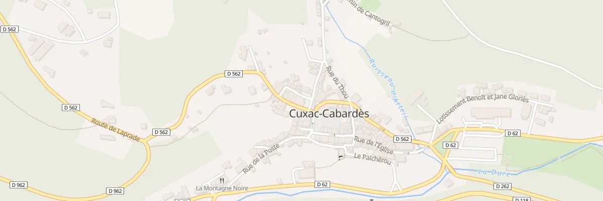 Plan du 95 Le Village à Cuxac-Cabardès