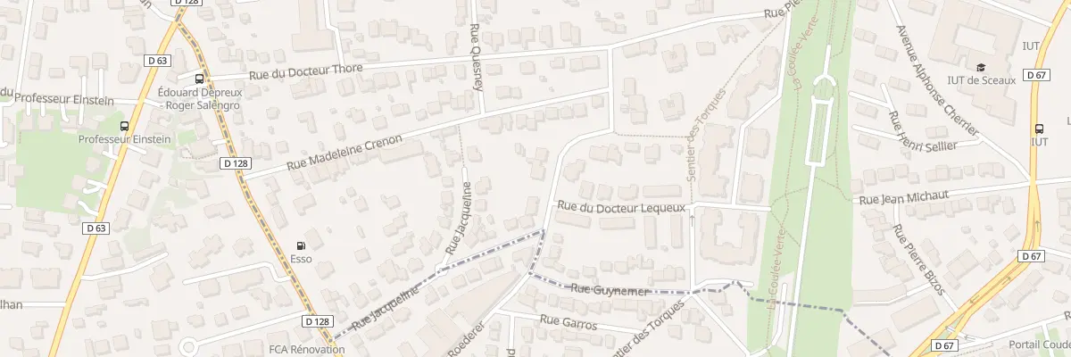 Plan du 36 Rue Pierre Curie à Sceaux