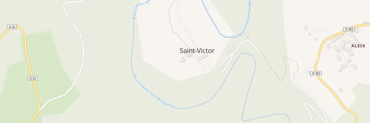 Plan du 5026 Le Bourg à Saint-Victor