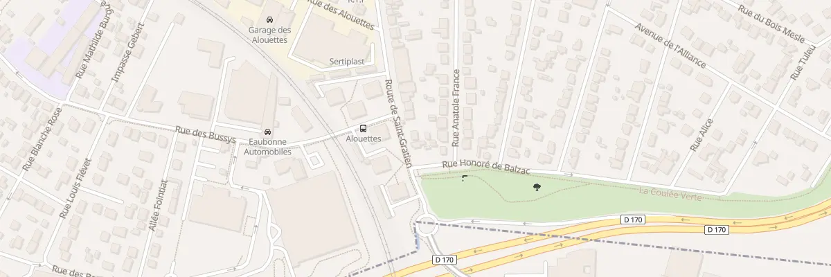 Plan du 37B Rte de St Gratien à Eaubonne