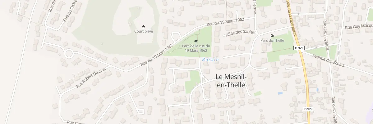Plan du 4 All des Églantines au Mesnil-en-Thelle