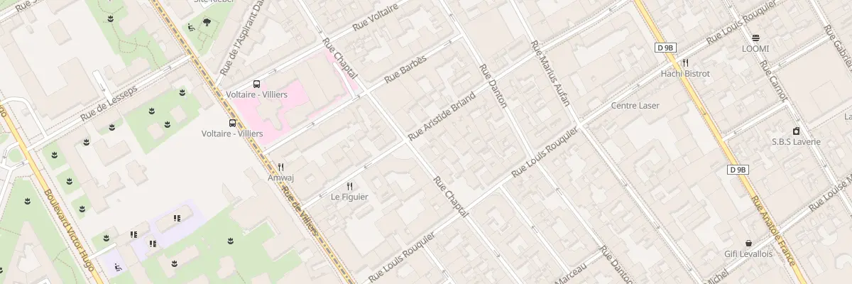 Plan du 50 Rue Chaptal à Levallois-Perret