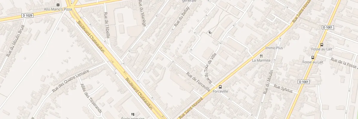 Plan du 46 Rue de Forceville à Amiens