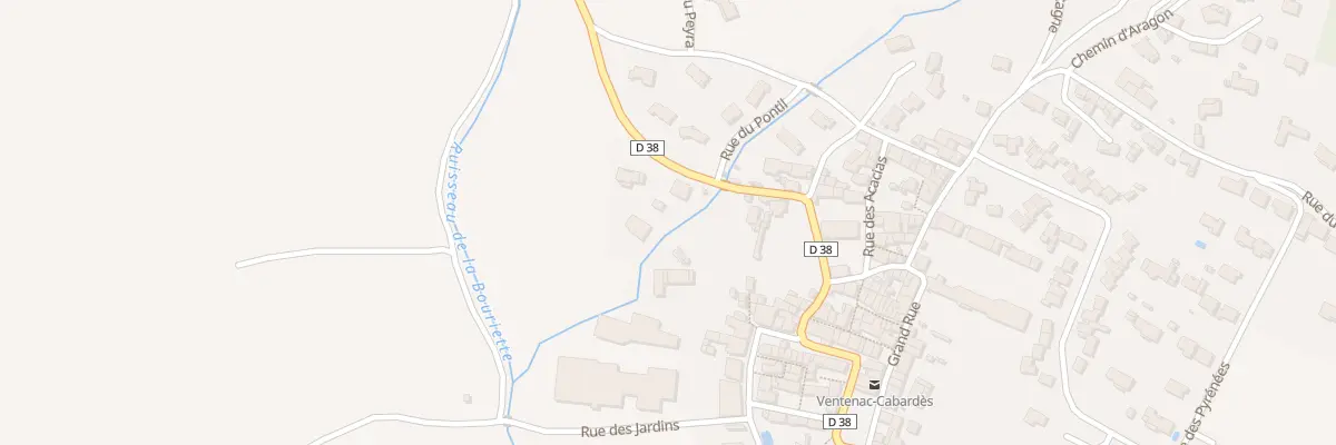 Plan du 29B Av du Cabardès à Ventenac-Cabardès