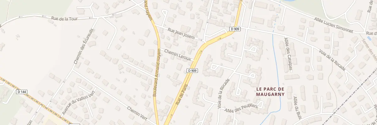 Plan du 21 Rue de Paris à Montlignon