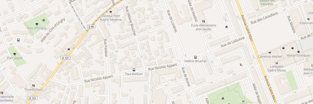 Plan du 39B Rue Appert à Massy