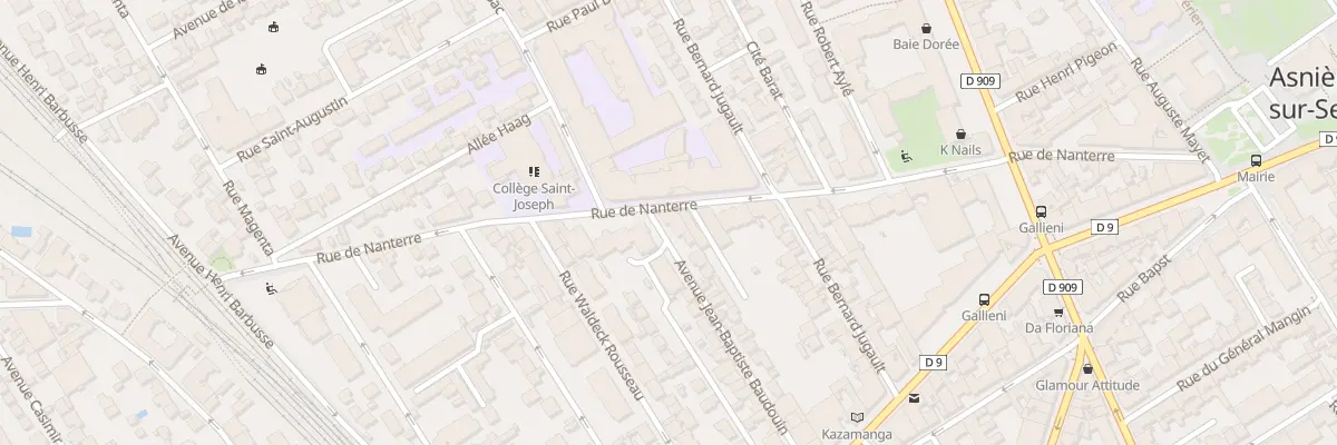Plan du 36 Rue de Nanterre à Asnières-sur-Seine