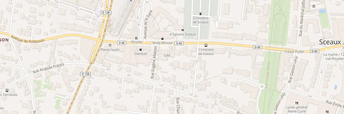 Plan du 137 Rue Houdan à Sceaux