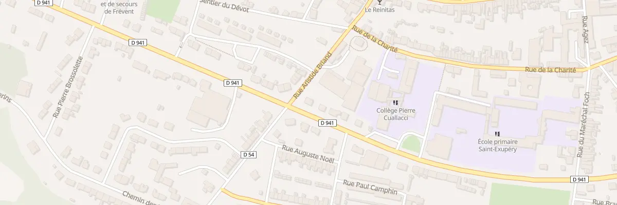 Plan du 32 Av Philippe Lebas à Frévent