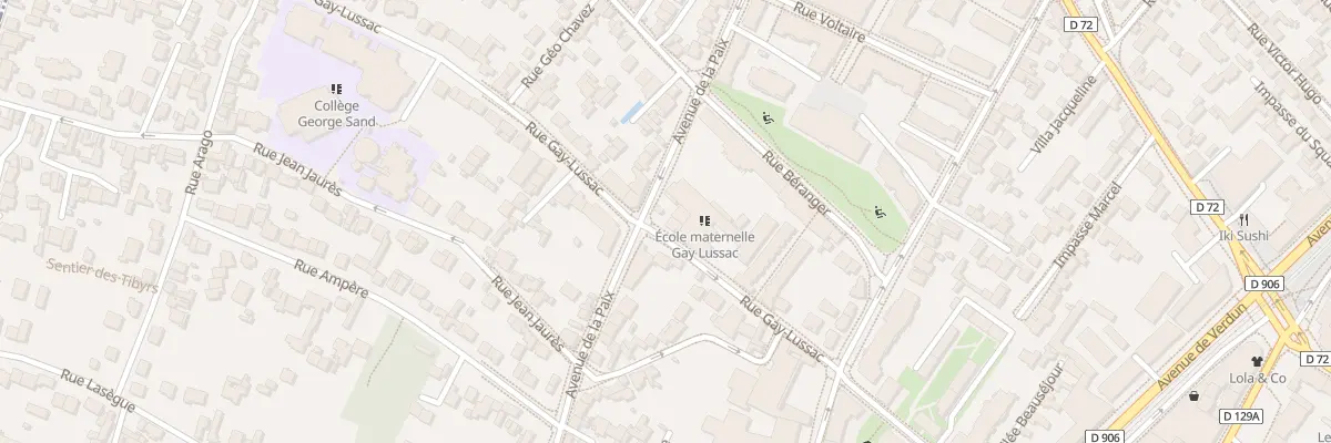 Plan du 24 Rue Gay Lussac à Châtillon