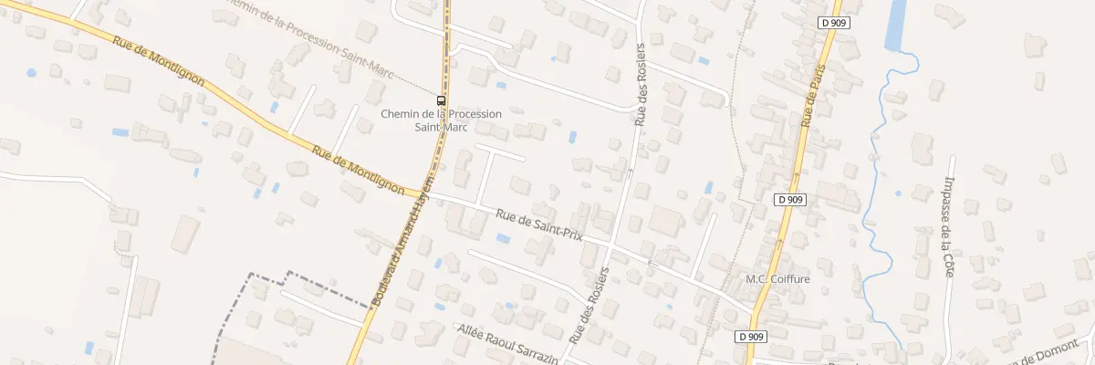 Plan du 22 Rue de Saint-Prix à Montlignon