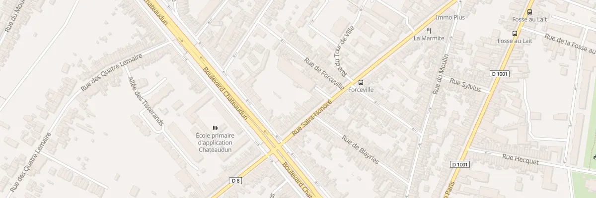 Plan du 268 Rue Saint-Honoré à Amiens