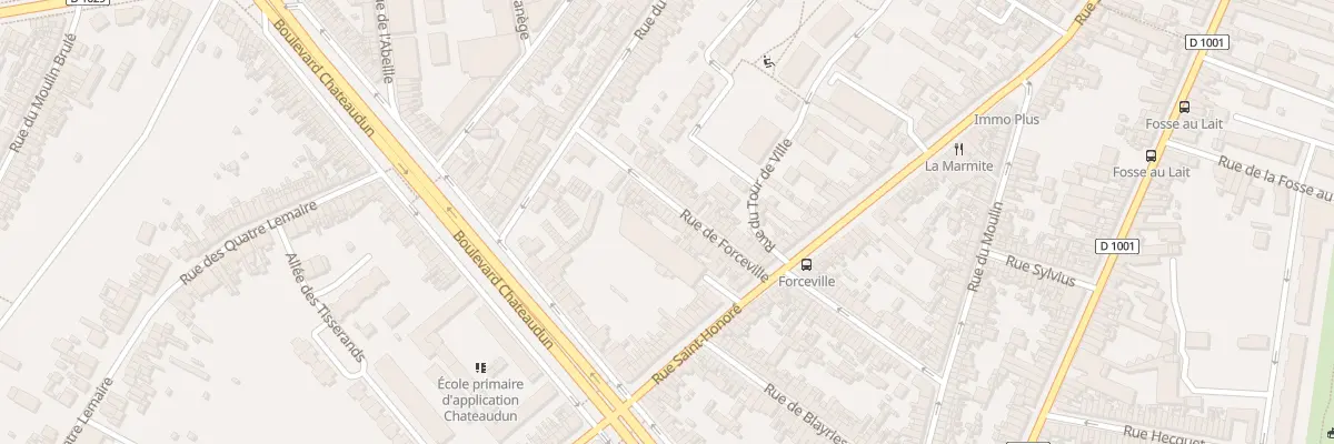 Plan du 25 Rue de Forceville à Amiens