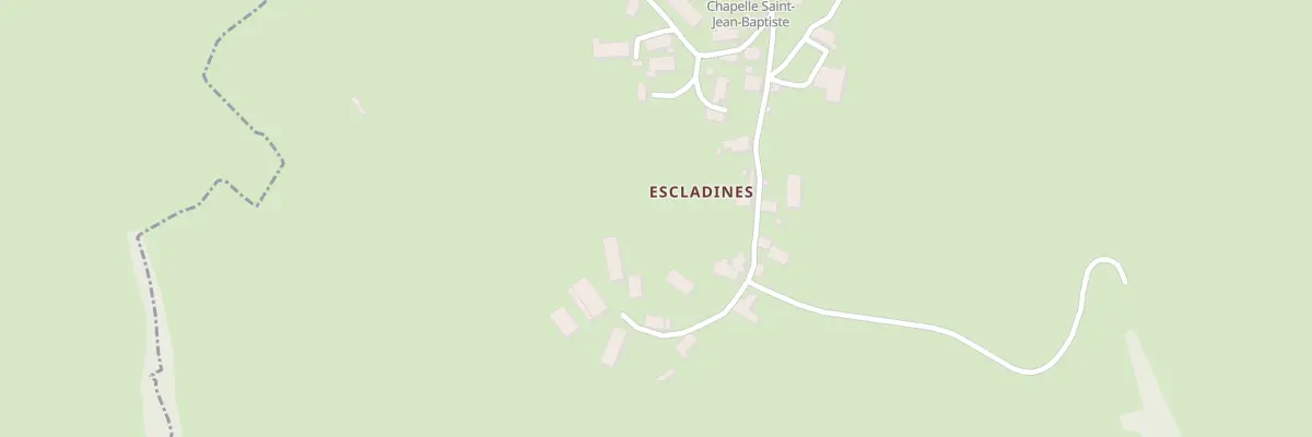 Plan du 5139 Escladines à Chaussenac
