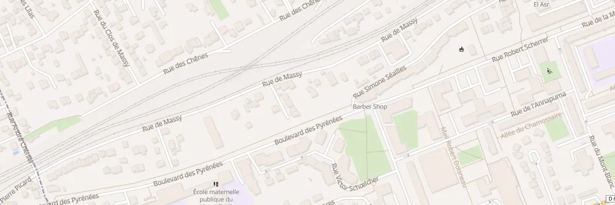 Plan du 108 Rue de Massy à Antony