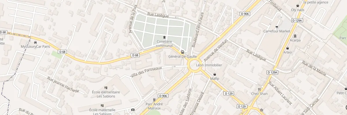 Plan du 23 Rue Pierre Brossolette à Châtillon