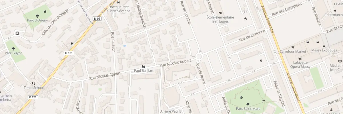 Plan du 39 Rue Appert à Massy