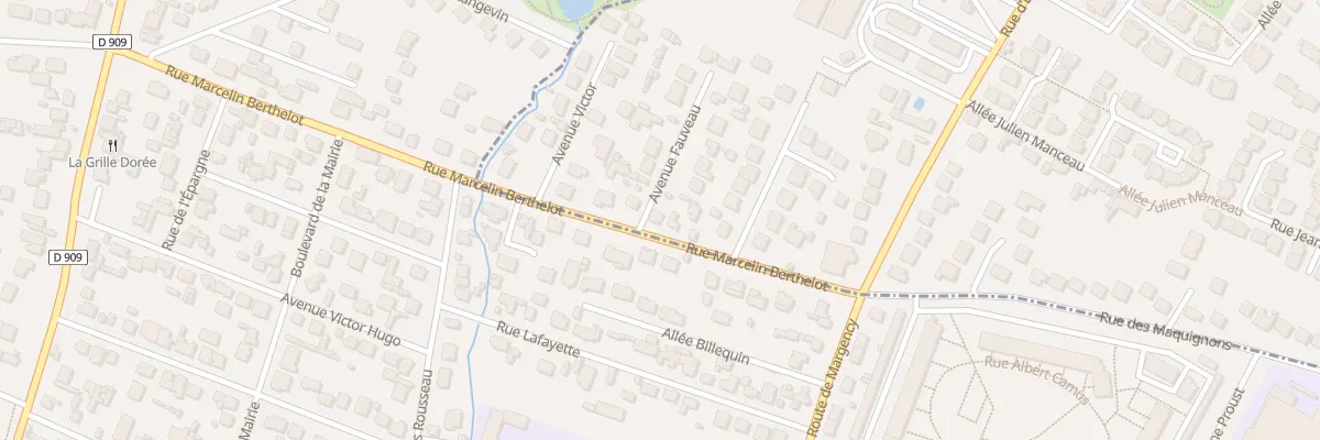 Plan du 18 Rue Marcellin Berthelot à Margency