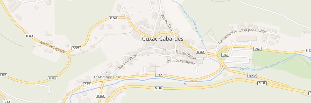 Plan du 148 Le Village à Cuxac-Cabardès